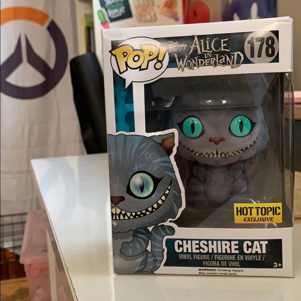 Cheshire (flocked) Funko-pop!
